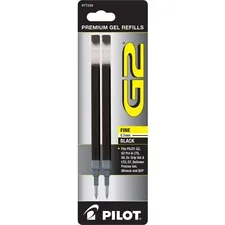 Pilot PIL 77240 — Pilot G2 Premium Gel Ink Pen Refills - 0.70 mm, Fine Point - Black Ink - Smear Proof - 2 / Pack
