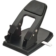 Officemate OIC 90082 — OIC Heavy-Duty 2-Hole Punch - 2 Punch Head(s) - 50 Sheet of 20lb Paper - 1/4 Punch Size - Steel - Silver