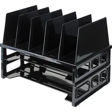 Officemate OIC 22102 — OIC Tray/Sorter Combo - 5 Compartment(s) - 10.3 Height x 13.5 Width x 9.1 Depth - Desktop - Stackable - 1 / Pack