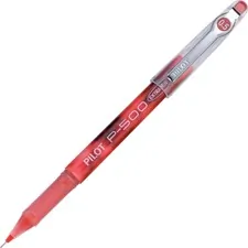 Pilot PIL 38602 — Pilot Precise P-500 Precision Point Extra-Fine Capped Gel Rolling Ball Pens - Extra Fine Pen Point - 0.5 mm Pen Point Size - Needle Pen Point Style - Red Gel-based Ink - Red Barrel - 12 / Dozen