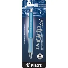 Pilot PIL 36271 — Pilot Dr. Grip Retractable Gel Rollerball Pens - Fine Pen Point - 0.7 mm Pen Point Size - Refillable - Retractable - Black Gel-based Ink - Ice Blue Barrel - 1 Each