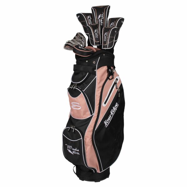 Tour Edge SKSRGL11.B - Tour Edge Moda Silk Womens Golf Set-Black-Rose Gold-RH