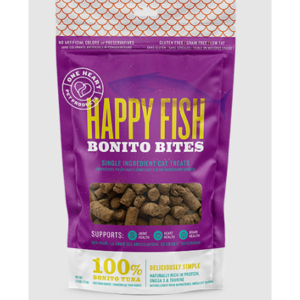 Aurora Pet Products Llc OH350-3 - Happy Fish Bonito Bites 3Pack