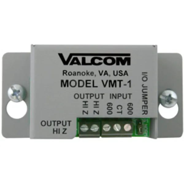 VALCOM VC-VMT-1 — VALCOM VC-VMT-1 Matching Transformer for Line Input