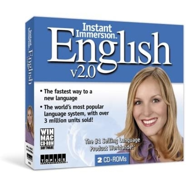 Topics Entertainment 80686 - Instant Immersion English 2.0 (FrenchEnglish) for Windows an
