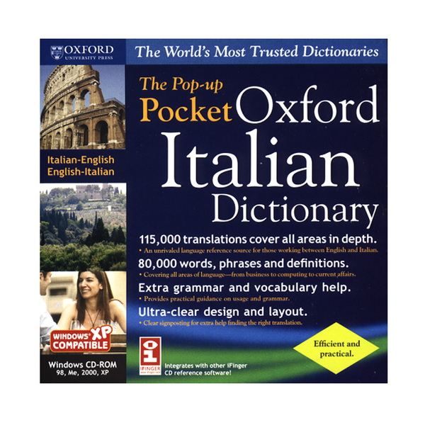 Oxford University Press lopopitpoj - The Pop-Up Pocket Oxford Italian Pocket Dictionary for Windo
