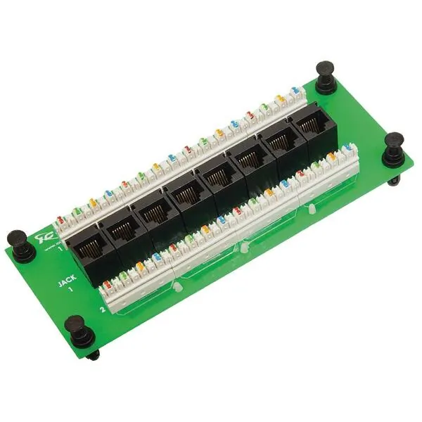 Cablesys ICC-ICRESDPB3C — ICC ICC-ICRESDPB3C Compact Module, Cat 6 Data, 8-port