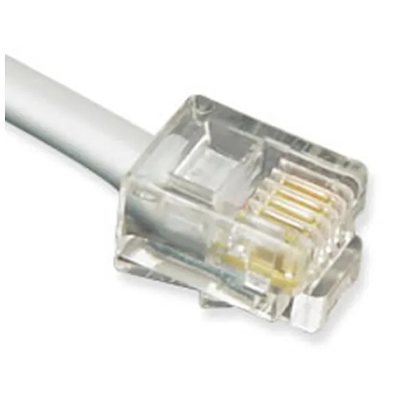 Cablesys ICC-ICLC414FSV — Cablesys ICC-ICLC414FSV Gclb466014 14' Flat Line Cord 6p4c Sv