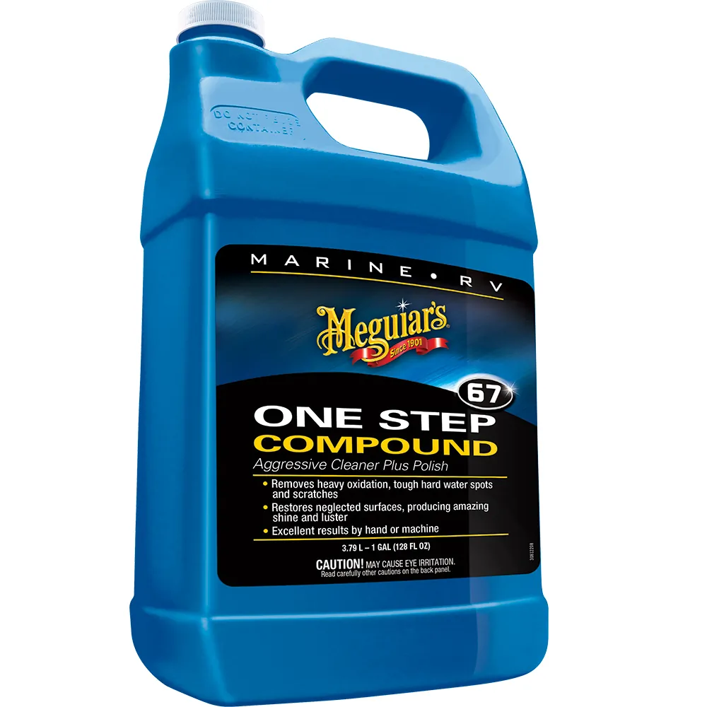 Meguiars M6701 — Meguiar's Marine One-Step Gel Coat Polish - 1 Gallon
