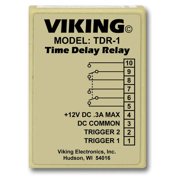 Viking Electronics VK-TDR-1 — Viking Electronics VK-TDR-1 Viking Time Delay Relay