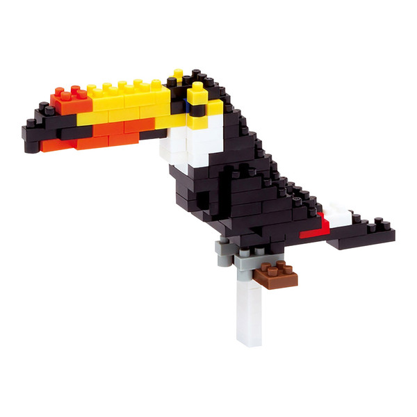 Nanoblock 58181 - Nanoblock Toucan Building Kit 3D Puzzle