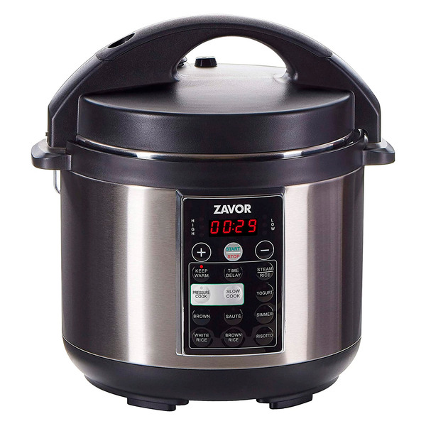 Zavor ZSELX01 - Zavor LUX 4 Quart Electric Pressure Multi Slow Cooker Stainl