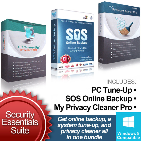 Officeworks OWS SE1 - PC Tune-Up, Privacy Cleaner with SOS Backup - Security Essen