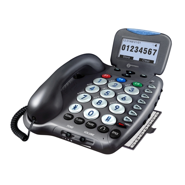 GEEMARC GM-AMPLI550 - Geemarc GM-Ampli550 Amplified Phone With Talking Caller Id