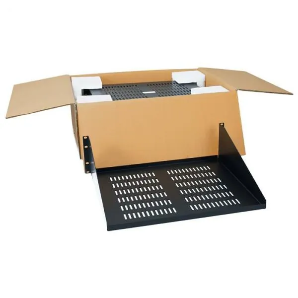 Cablesys ICC-ICCMSRSVC2 — Rack Shelf 15in. Single-Sided Vented 3 RMS 2 Pack of ICCMSRSV15
