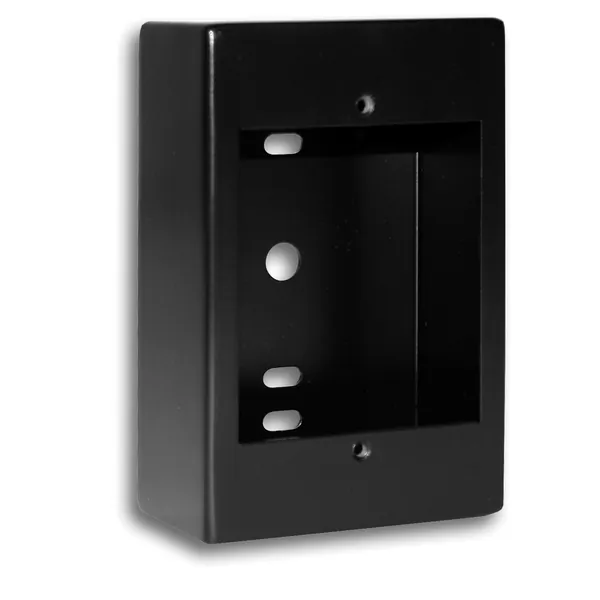 Viking Electronics VK-VE-3X5 — Textured Black Powder Painted Back Box for Surface Mounting the DB40 E-40 E-50 or VCAM-2
