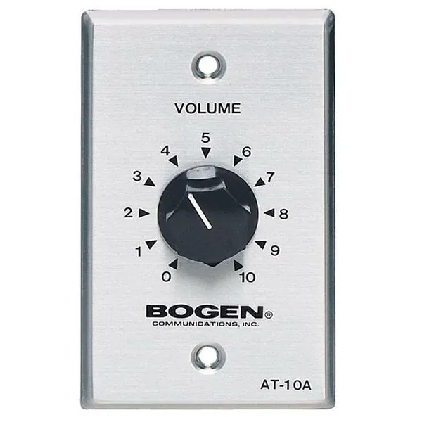 Bogen AT10A — Bogen BG-AT10A Bogen 10 Watt Attenuator Single Gang