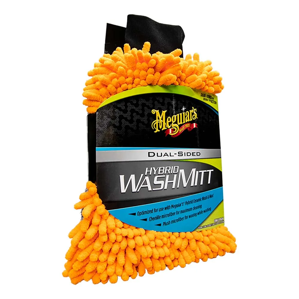 Meguiars X210200 — Meguiar's Hybrid Wash Mitt - Plush Dual-Sided Microfiber