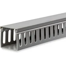 STARTECH AD2X2 — 2x2in Open Slot Wiring Cable Raceway Duct with Cover - Open Slot - Cable raceway - gray - 2 m - Duct