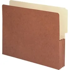 SMEAD MANUFACTURING CO. SMD 73624 — Smead TUFF Pocket Letter Recycled File Pocket - 8 1/2 x 11 - 3 1/2 Expansion - Top Tab Location - Redrope - Redrope - 30% Recycled - 10 / Box