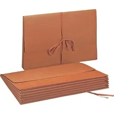 SMEAD MANUFACTURING CO. SMD 71076 — Smead Legal Recycled File Wallet - 8 1/2 x 14 - 5 1/4 Expansion - Redrope - Redrope - 30% Recycled - 1 Each