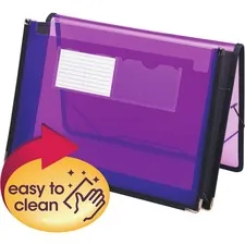 SMEAD MANUFACTURING CO. SMD 71952 — Smead InnDura Letter File Wallet - 8 1/2 x 11 - 200 Sheet Capacity - 2 1/4 Expansion - 2 Front Pocket(s) - Poly - Purple - 1 Each