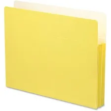 SMEAD MANUFACTURING CO. SMD 73223 — Smead TUFF Pocket Straight Tab Cut Letter Recycled File Pocket - 8 1/2 x 11 - 1 3/4 Expansion - Top Tab Location - Yellow - 10% Recycled - 1 Each