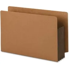 SMEAD MANUFACTURING CO. SMD 74681 — Smead TUFF Pocket Straight Tab Cut Legal Recycled File Pocket - 8 1/2 x 14 - 3 1/2 Expansion - 1 Pocket(s) - End Tab Location - Top Tab Position - Redrope - Dark Brown - 30% Recycled - 10 / Box
