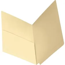 SMEAD MANUFACTURING CO. SMD 24115 — Smead Straight Tab Cut Letter Recycled File Pocket - 8 1/2 x 11 - 1 Pocket(s) - Manila - Manila - 10% Recycled - 50 / Box