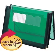 SMEAD MANUFACTURING CO. SMD 71951 — Smead InnDura Letter File Wallet - 8 1/2 x 11 - 200 Sheet Capacity - 2 1/4 Expansion - 2 Front Pocket(s) - Poly - Green - 1 Each
