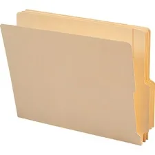 SMEAD MANUFACTURING CO. SMD 24179 — Smead Shelf-Master 1/3 Tab Cut Letter Recycled End Tab File Folder - 8 1/2 x 11 - 3/4 Expansion - End Tab Location - Bottom Tab Position - Manila - Manila - 10% Recycled - 100 / Box