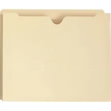 SMEAD MANUFACTURING CO. SMD 75520 — Smead Straight Tab Cut Letter Recycled File Jacket - 8 1/2 x 11 - 1 Expansion - Manila - Manila - 10% Recycled - 50 / Box