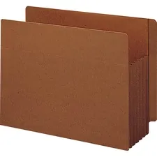 SMEAD MANUFACTURING CO. SMD 74790 — Smead TUFF Straight Tab Cut Legal Recycled File Pocket - 8 1/2 x 14 - 5 1/4 Expansion - Redrope - Redrope - 30% Recycled