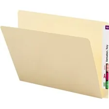SMEAD MANUFACTURING CO. SMD 24250 — Smead Straight Tab Cut Letter Recycled End Tab File Folder - 8 1/2 x 11 - 3/4 Expansion - Manila - Manila - 10% Recycled - 100 / Box
