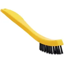 Rubbermaid RCP 9B5600BK — Rubbermaid Commercial Tile/Grout Brush - 0.80 Plastic Bristle - 8.5 Overall Length - 1 Each - Yellow, Black
