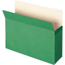 SMEAD MANUFACTURING CO. SMD 73226 — Smead TUFF Pocket Straight Tab Cut Letter Recycled File Pocket - 8 1/2 x 11 - 3 1/2 Expansion - Top Tab Location - Green - 10% Recycled - 1 Each