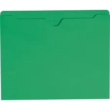 SMEAD MANUFACTURING CO. SMD 75503 — Smead Colored Straight Tab Cut Letter Recycled File Jacket - 8 1/2 x 11 - Green - 10% Recycled - 100 / Box