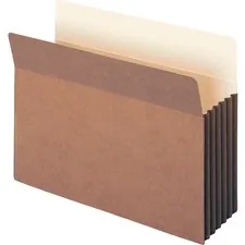 SMEAD MANUFACTURING CO. SMD 73390 — Smead TUFF Straight Tab Cut Letter Recycled File Pocket - 8 1/2 x 11 - 1200 Sheet Capacity - 5 1/4 Expansion - Redrope - Redrope - 30% Recycled - 10 / Box