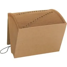 SMEAD MANUFACTURING CO. SMD 70168 — Smead Letter Recycled Expanding File - 8 1/2 x 11 - 7/8 Expansion - 31 Pocket(s) - Kraft - Kraft - 10% Recycled - 1 Each