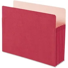 SMEAD MANUFACTURING CO. SMD 73241 — Smead TUFF Pocket Straight Tab Cut Letter Recycled File Pocket - 8 1/2 x 11 - 5 1/4 Expansion - Top Tab Location - Red - 10% Recycled - 1 Each