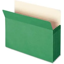 SMEAD MANUFACTURING CO. SMD 73236 — Smead TUFF Pocket Straight Tab Cut Letter Recycled File Pocket - 8 1/2 x 11 - 5 1/4 Expansion - Top Tab Location - Green - 10% Recycled - 1 Each