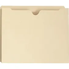 SMEAD MANUFACTURING CO. SMD 75540 — Smead Straight Tab Cut Letter Recycled File Jacket - 8 1/2 x 11 - 1 1/2 Expansion - Manila - Manila - 10% Recycled - 50 / Box