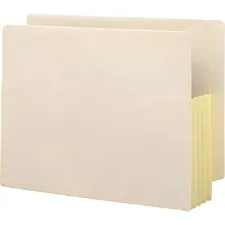 SMEAD MANUFACTURING CO. SMD 75164 — Smead TUFF Pocket Straight Tab Cut Letter Recycled File Pocket - 8 1/2 x 11 - 800 Sheet Capacity - 3 1/2 Expansion - Manila - Manila - 10% Recycled - 10 / Box