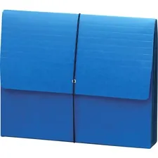 SMEAD MANUFACTURING CO. SMD 71122 — Smead Letter Recycled File Wallet - 8 1/2 x 11 - 5 1/4 Expansion - Navy - 10% Recycled - 1 Each