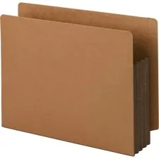 SMEAD MANUFACTURING CO. SMD 73681 — Smead TUFF Pocket Straight Tab Cut Letter Recycled File Pocket - 8 1/2 x 11 - 3 1/2 Expansion - 1 Pocket(s) - Top Tab Location - Redrope - Dark Brown - 30% Recycled - 10 / Box