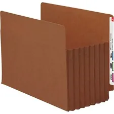 SMEAD MANUFACTURING CO. SMD 73795 — Smead TUFF Straight Tab Cut Letter Recycled File Pocket - 8 1/2 x 11 - 7 Expansion - Redrope - Redrope - 30% Recycled