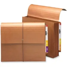 SMEAD MANUFACTURING CO. SMD 71144 — Smead Letter Recycled File Wallet - 8 1/2 x 11 - 5 1/4 Expansion - Redrope - Redrope - 30% Recycled - 10 / Box