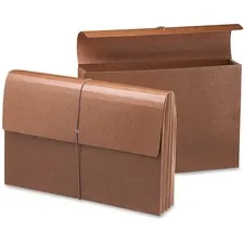 SMEAD MANUFACTURING CO. SMD 71456 — Smead Legal Recycled File Wallet - 8 1/2 x 14 - 3 1/2 Expansion - Redrope-printed Stock - Redrope - 30% Recycled - 1 Each