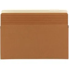 SMEAD MANUFACTURING CO. SMD 73213 — Smead Easy Grip Straight Tab Cut Legal Recycled File Pocket - 8 1/2 x 14 - 1 3/4 Expansion - Redrope - Redrope - 30% Recycled - 25 / Box