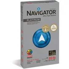NAVIGATOR NORTH AMERICA SNA NPL1420 — Navigator Platinum Office Multipurpose Paper - 99 Brightness - Legal - 8 1/2 x 14 - 20 lb Basis Weight - Smooth - 5000 / Carton